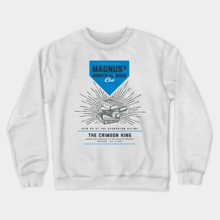 Magnus's Heretical Book Club (Blue/Black) Crewneck Sweatshirt